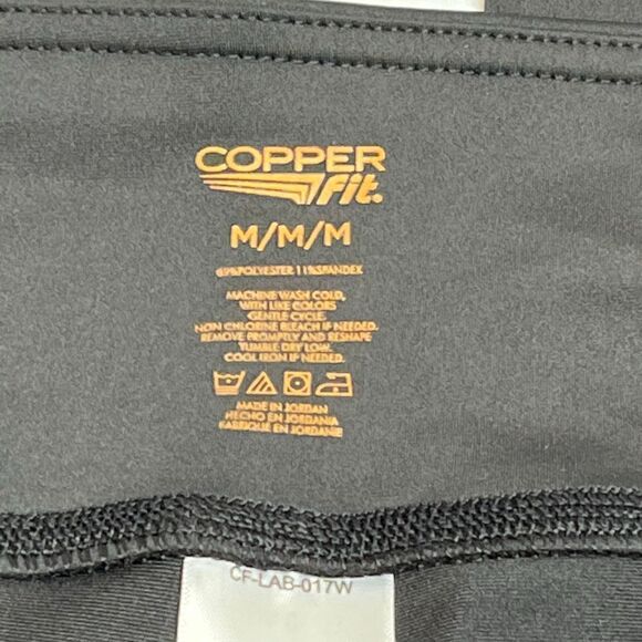 Copper fit black essential energy compression capri leggings size M - Picture 8 of 16